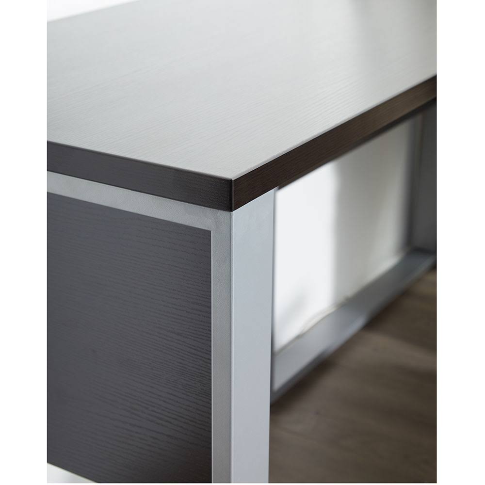 Crescent Desk 63x24/32 Inches in Espresso Q369033
