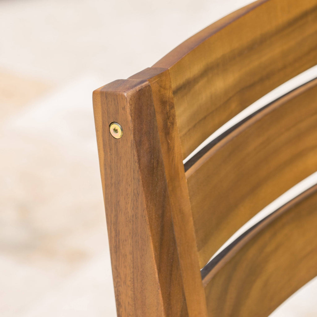 Acacia Wood Dining Chair Set of 2 R408287