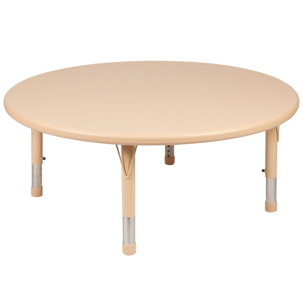 45 inch Round Plastic Height Adjustable Activity Table G381