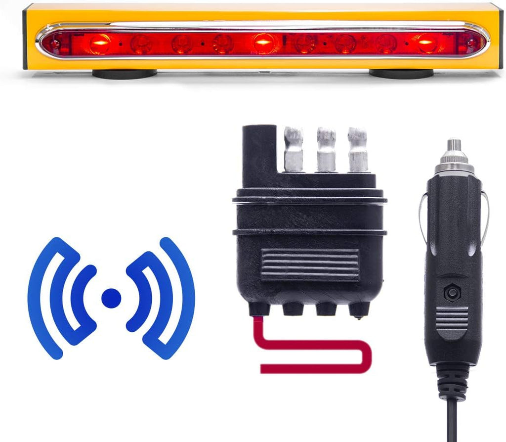 Wireless Trailer Tow Lights with Safety Straps L107993