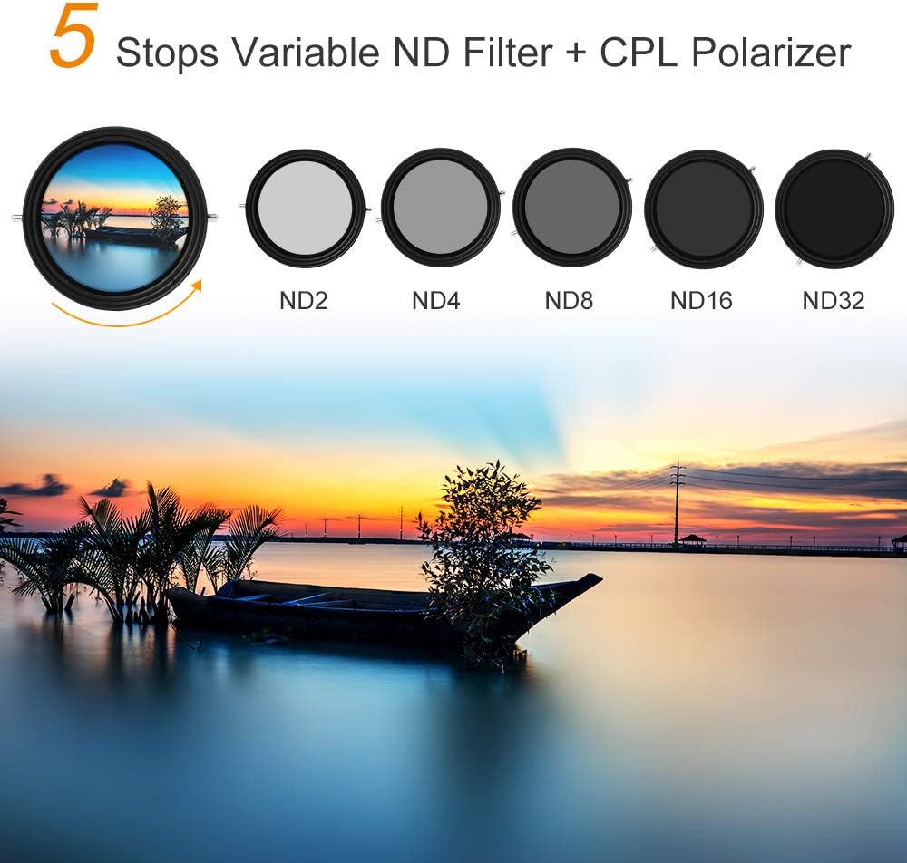 52mm Variable ND and CPL Filter 2 in 1 N7822