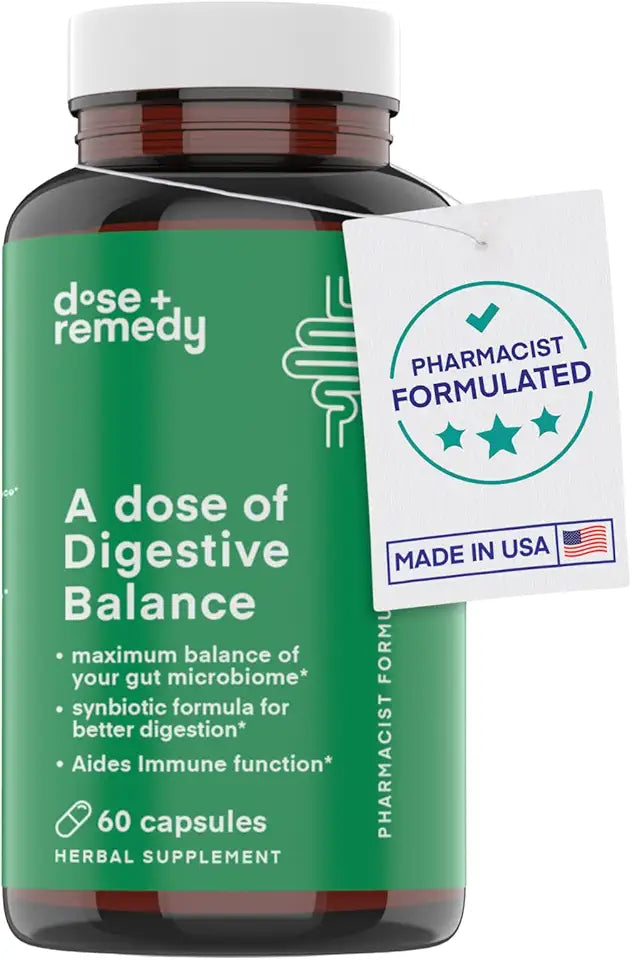 Probiotic Prebiotic Digestive Enzymes Supplement E3696