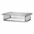 17 x 35 Multi-Flue Chimney Cap, SS, 10x22 High, 3/4x22 Mesh P567749