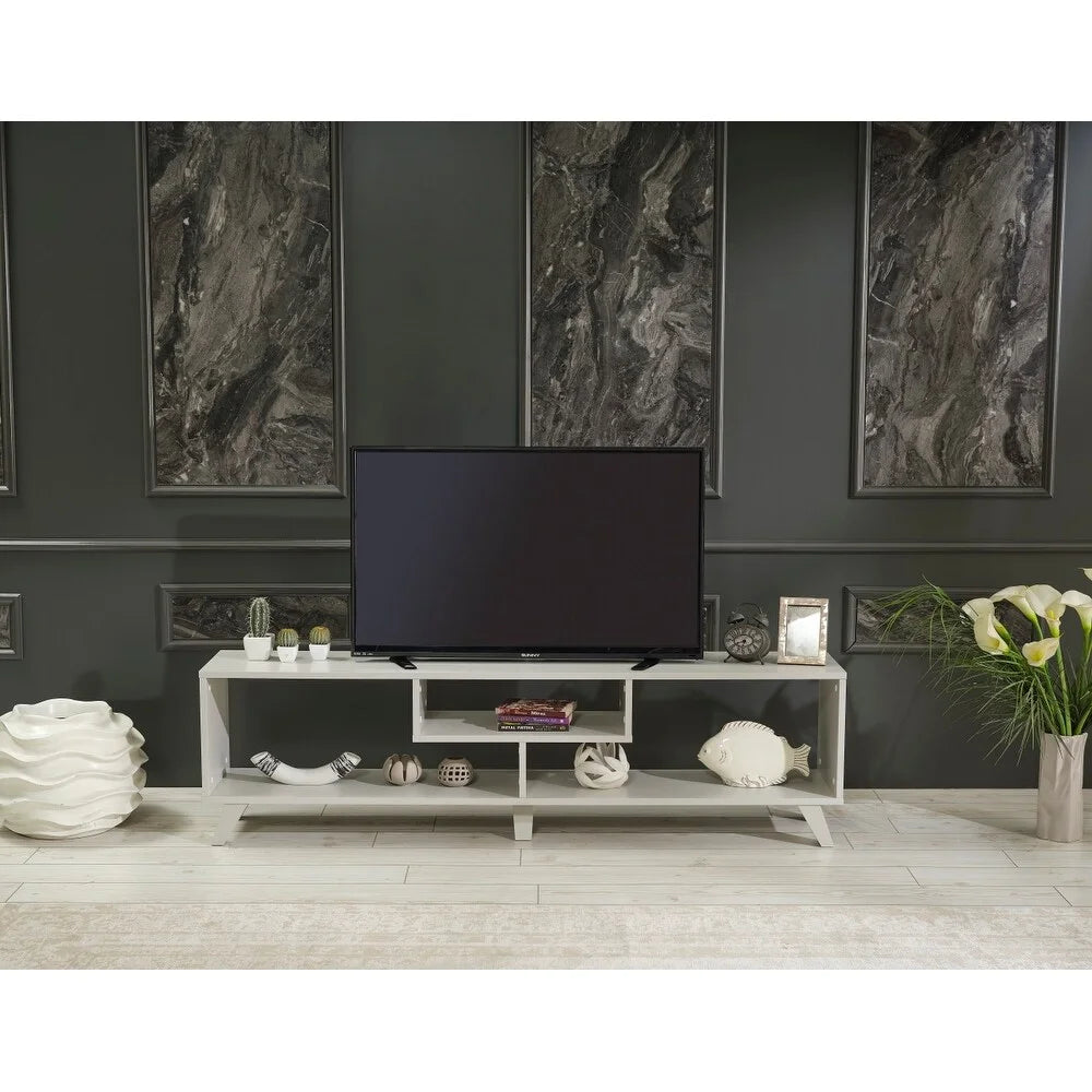 Mid Century Modern 67 inch Grey Tv Stand A444