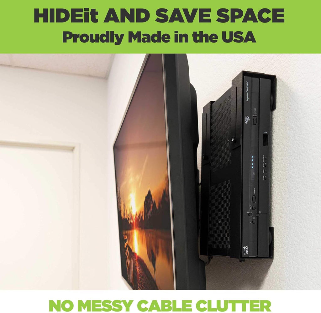 Black Heavy Duty Steel Adjustable Wall Mount O69605