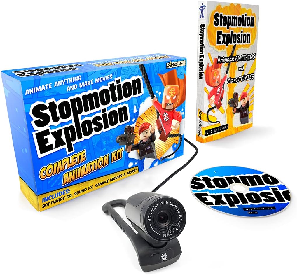 Complete HD Stop Motion Animation Kit with 1080P Camera J707831