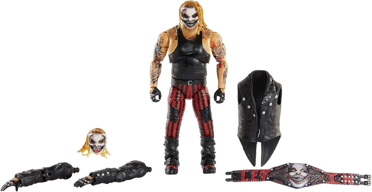 WWE Action Figure 6 in with Interchangeable Jacket and Extra Head T9212