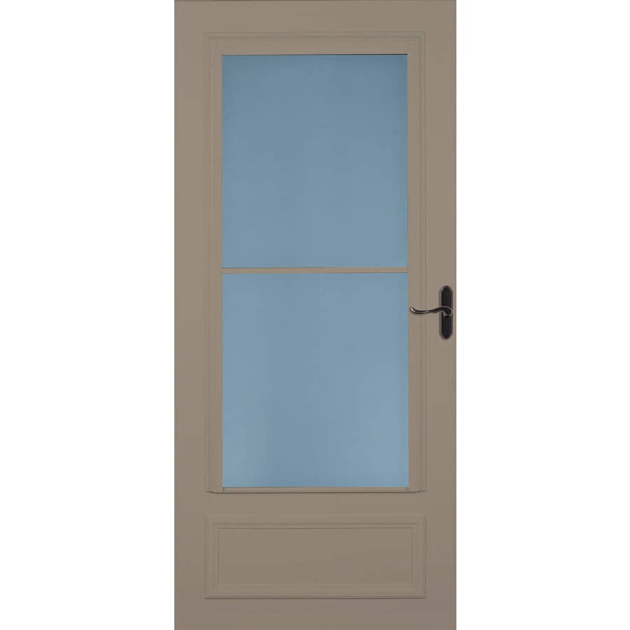 36-in x 81-in Brown Wood Core Storm Door H8884