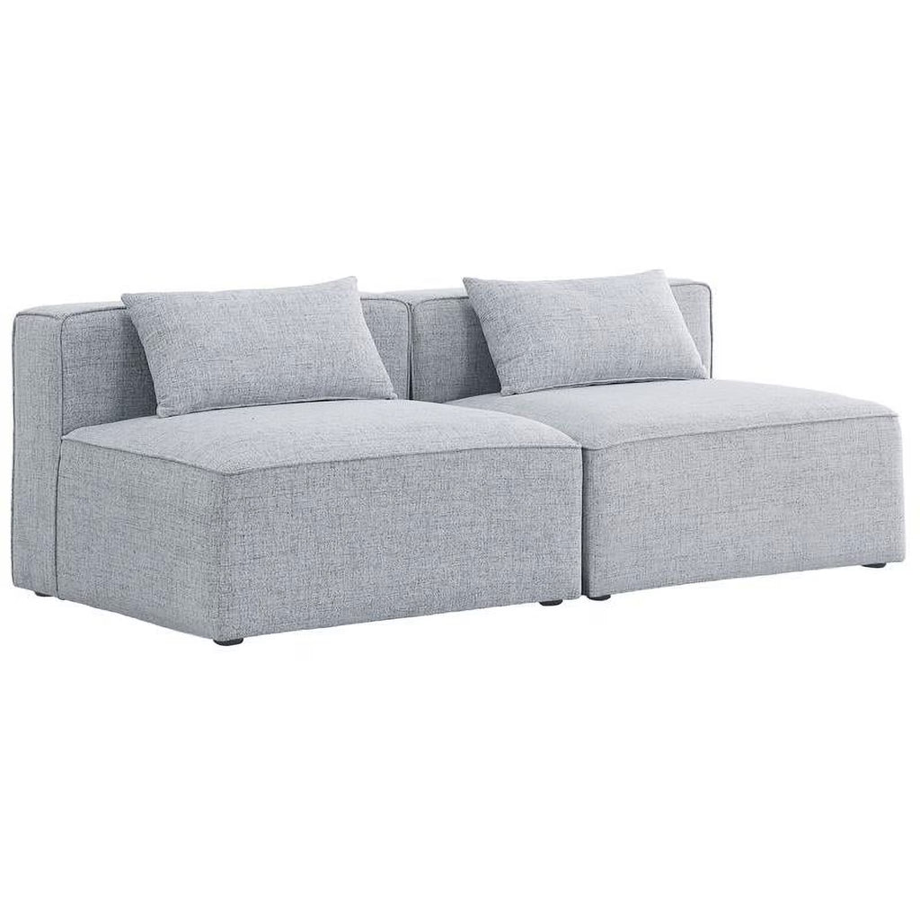 Grey Linen Modular Sofa X522