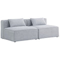 Grey Linen Modular Sofa X522
