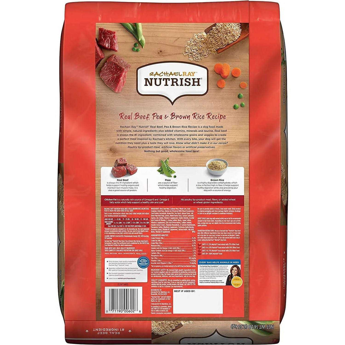 Real Beef Pea & Brown Rice Dry Dog Food N522204