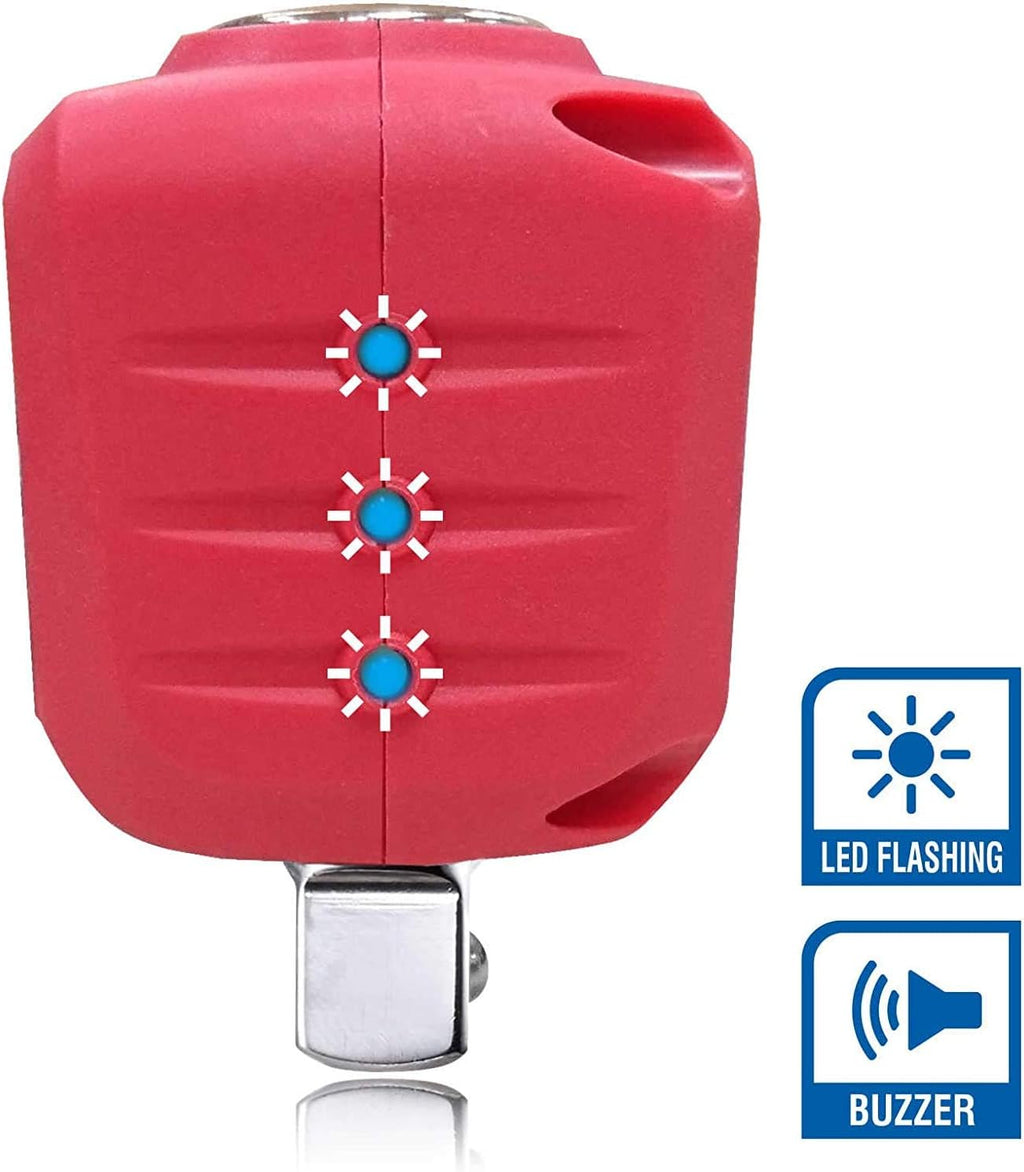 1/2" Heavy Duty Digital Torque Adapter with Buzzer and LED Flash Notification V141
