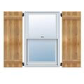 Rough Sawn Board-n-Batten Shutters T6476