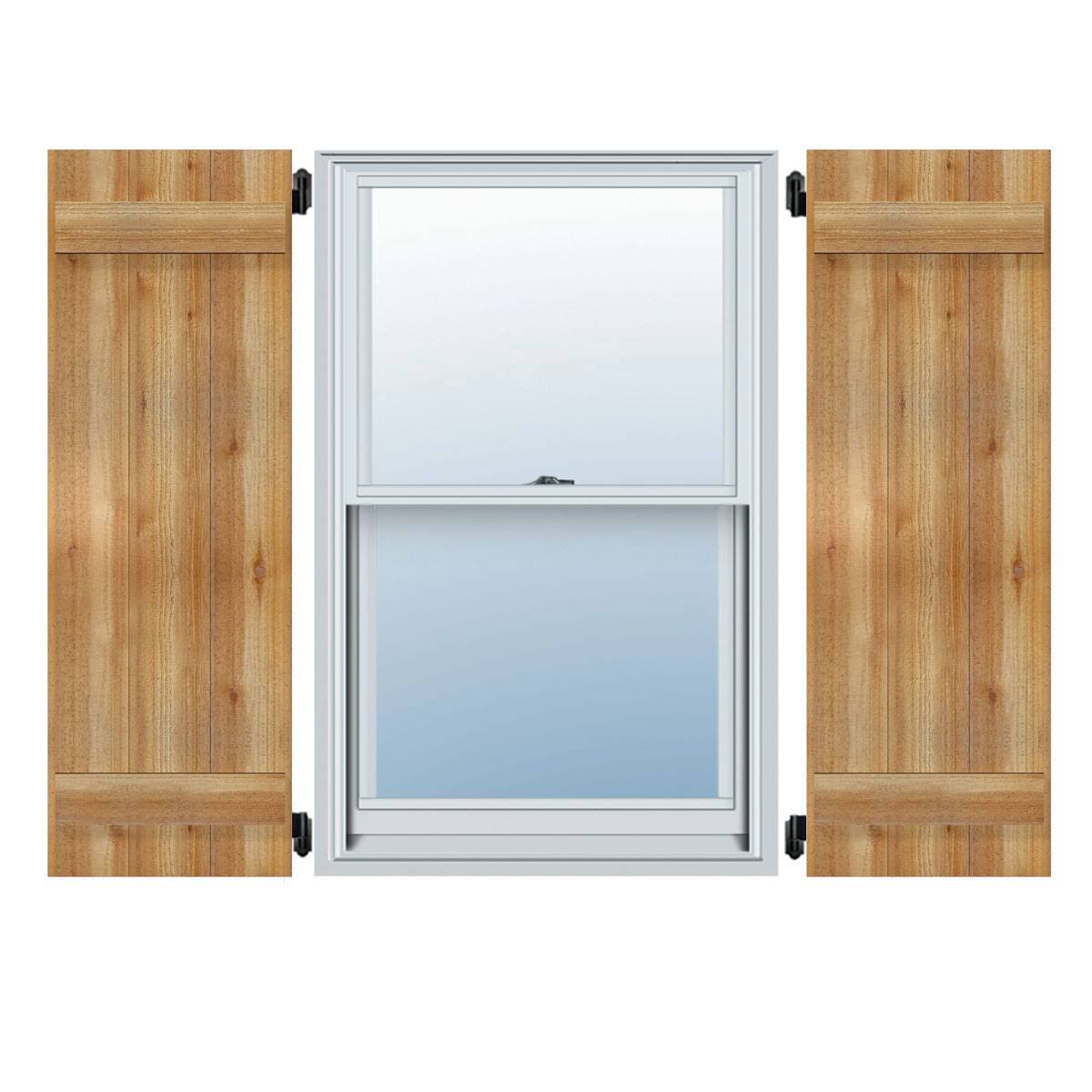Rough Sawn Board-n-Batten Shutters T6476
