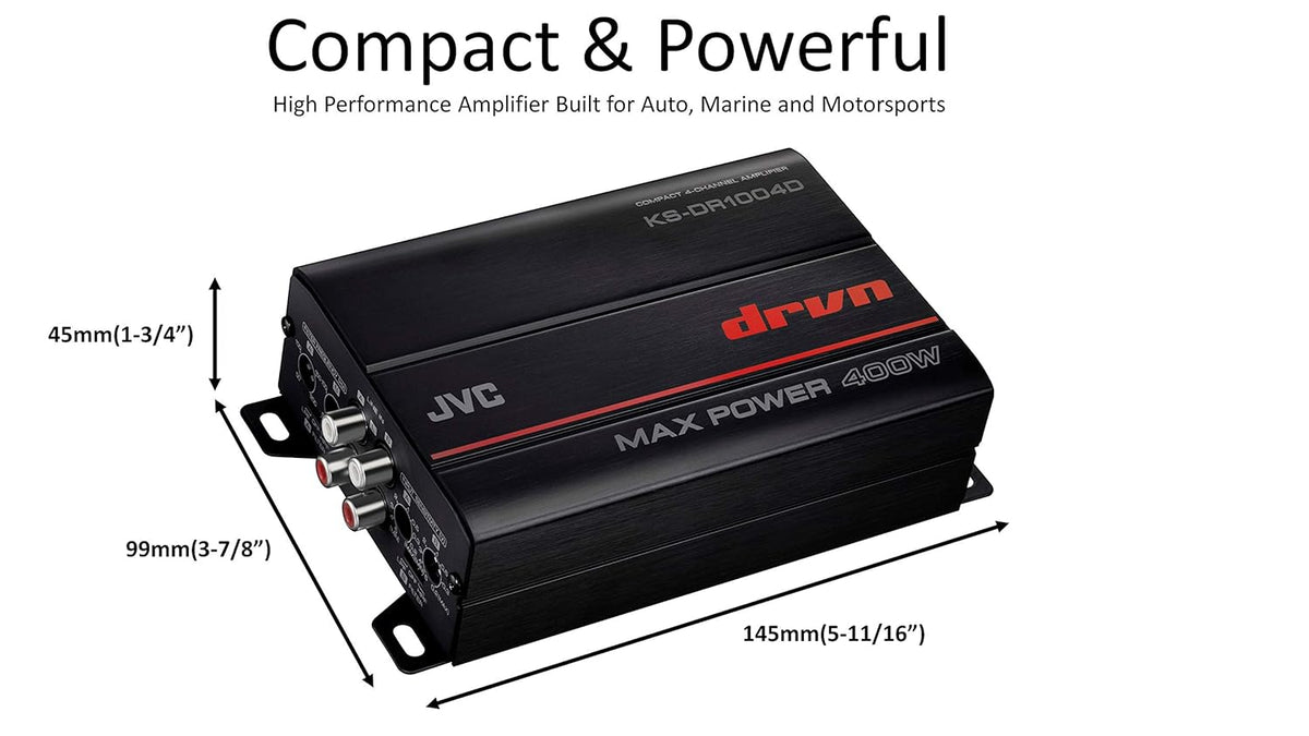 400 Watt 4-Channel Bridgeable Amplifier R826