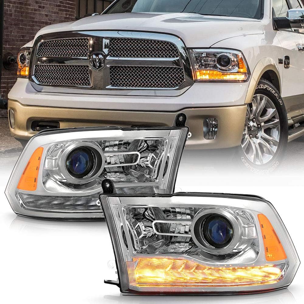 Chrome Headlights Pair Set Left+Right I99771