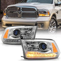 Chrome Headlights Pair Set Left+Right I99771