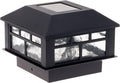 White 8 Pack Solar Powered LED Post Cap Lights Z136