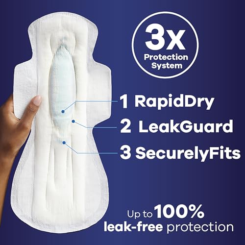 20 Count Heavy Overnight Maxi Pads with Wings W466