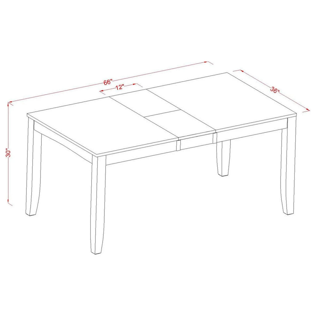 Dining Set Table With Leaf And Dining Chairs P39453