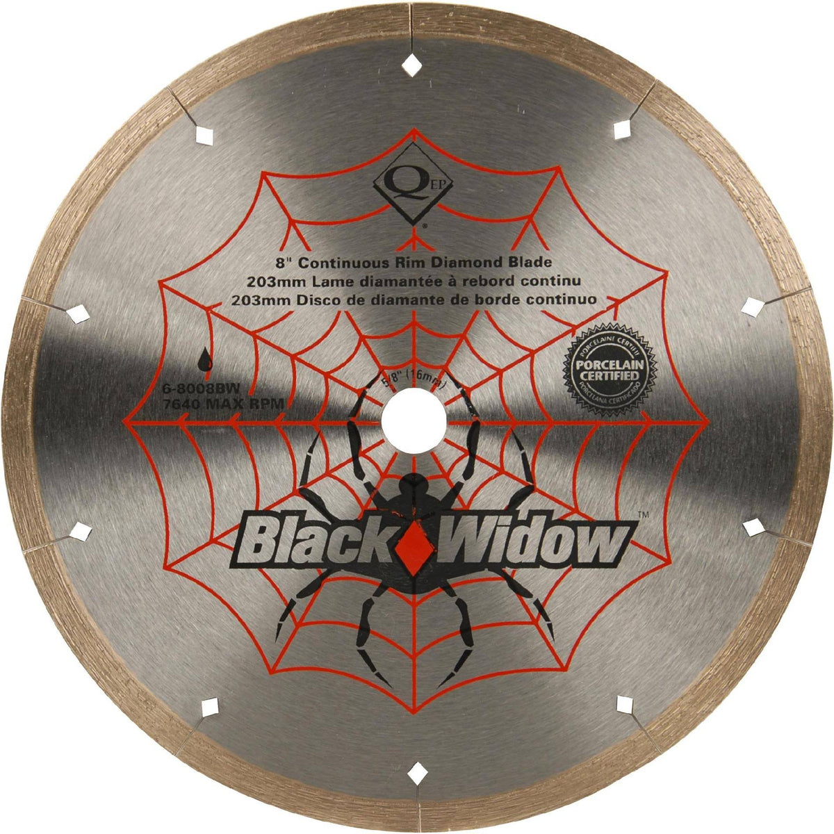 Black Widow 8" Diamond Blade J4516