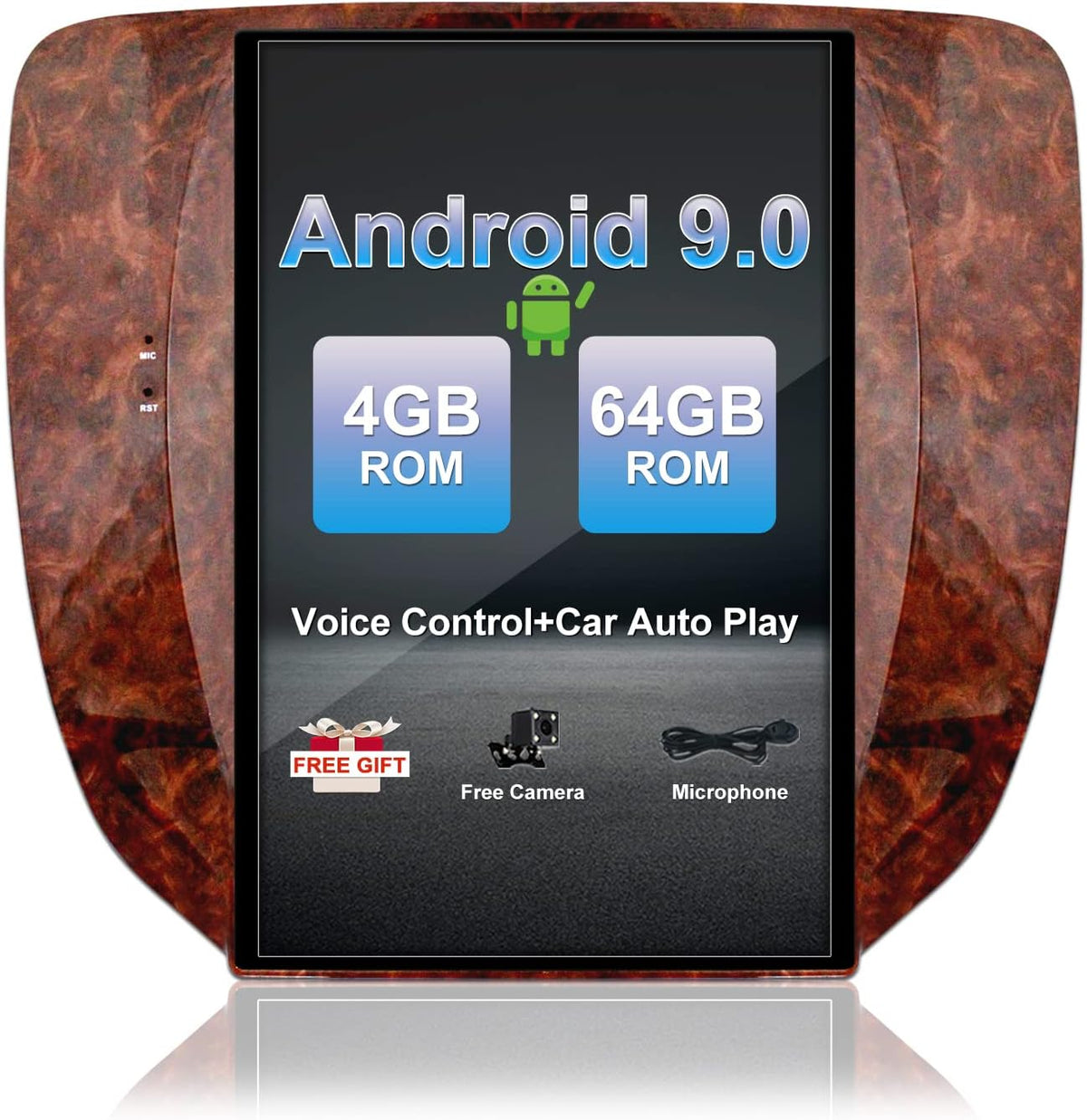 12.1'' Android Car Stereo Radio with Carplay Android Auto DSP Voice Control Camera Q8623
