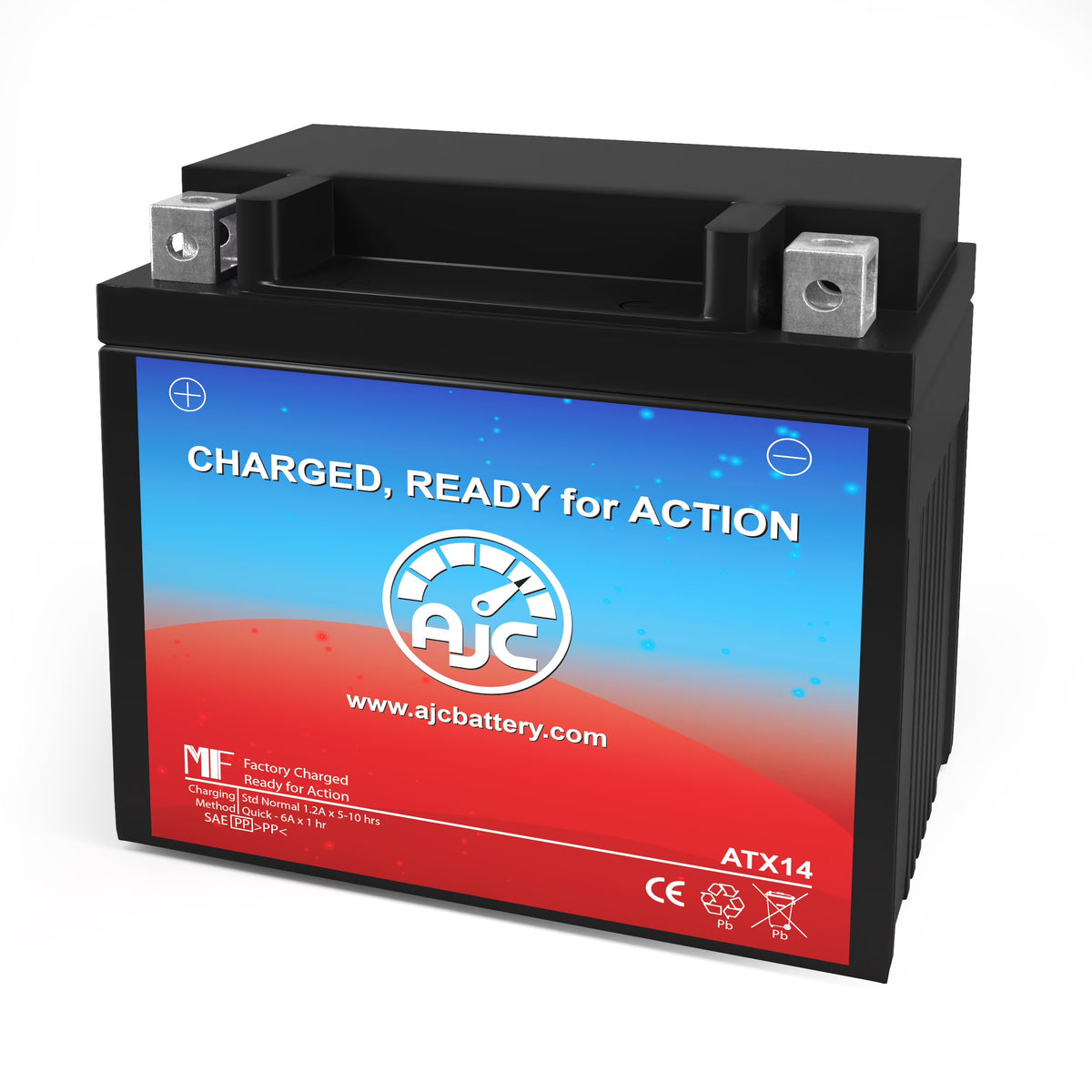 Motorcycle Replacement Battery 1700CC 12V T413