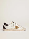 Super-Star sneakers with gold star and glittery black heel tab H484