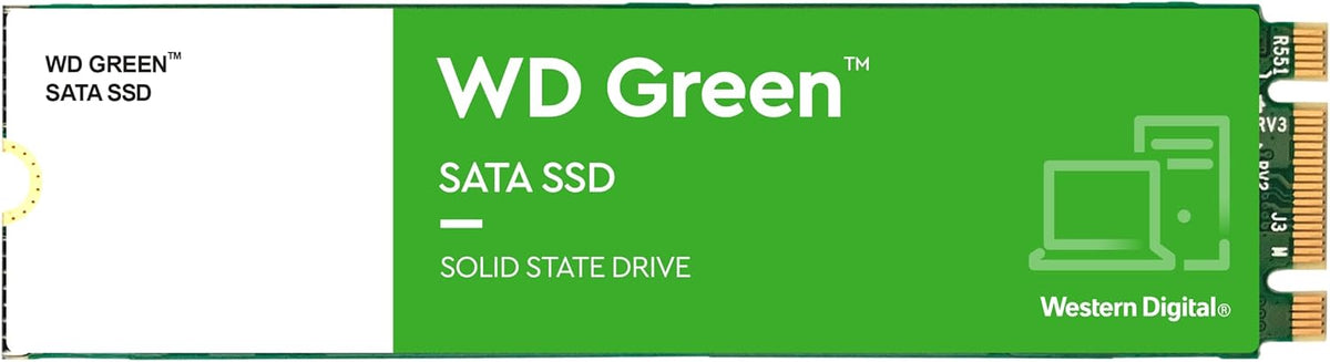 1TB WD Green Internal SSD SATA III 2.5/7mm Pack of 2 T65954