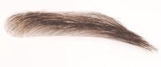 Fake Eyebrows Human Hair Stick on Brownish Black I150