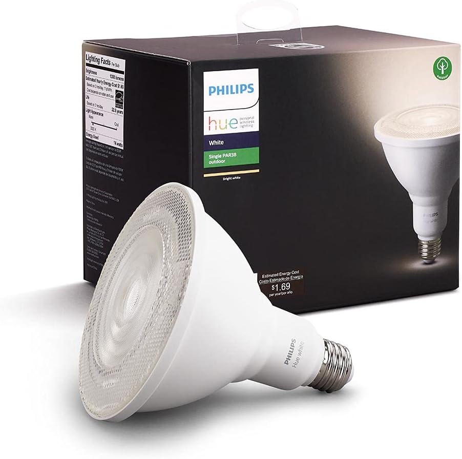 Smart PAR38 LED Bulb - Soft Warm White Light - 1 Pack - 1300LM - E26 - Weatherproof B49350