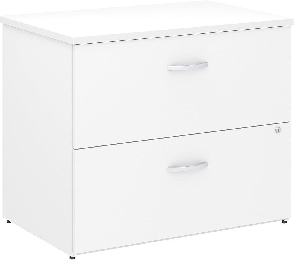 2 Drawer Lateral File Cabinet Storm Gray P6584