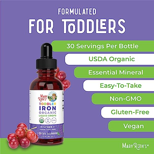 Liquid Iron Supplement for Children Ages 1-3, 2 Fl Oz Q828