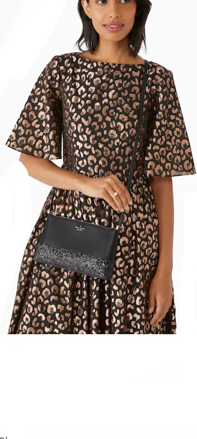 Black Glitter Crossbody C292074