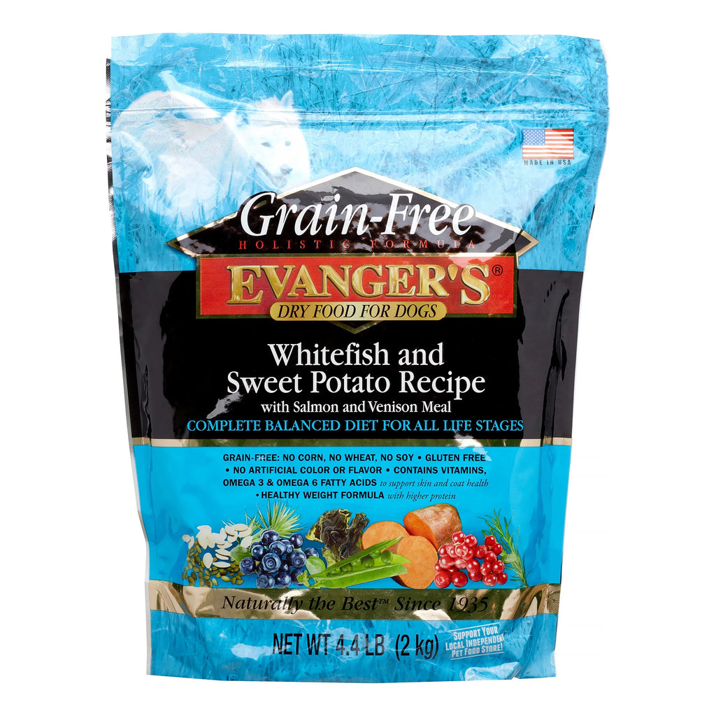 Whitefish & Sweet Potato with Salmon & Venison Dry Dog Food, 4.4 Lb C7610