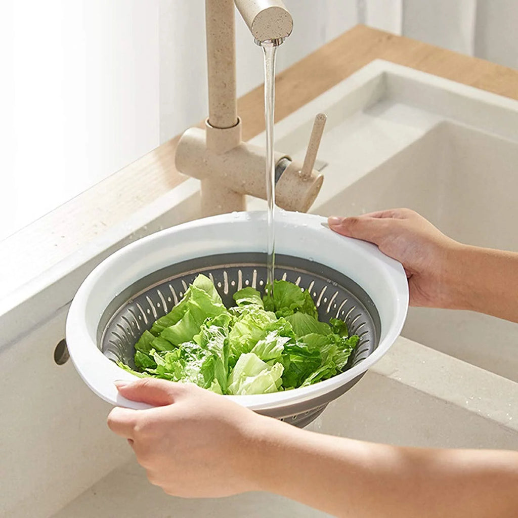 Collapsible Silicone Strainer Set of 2 A82461