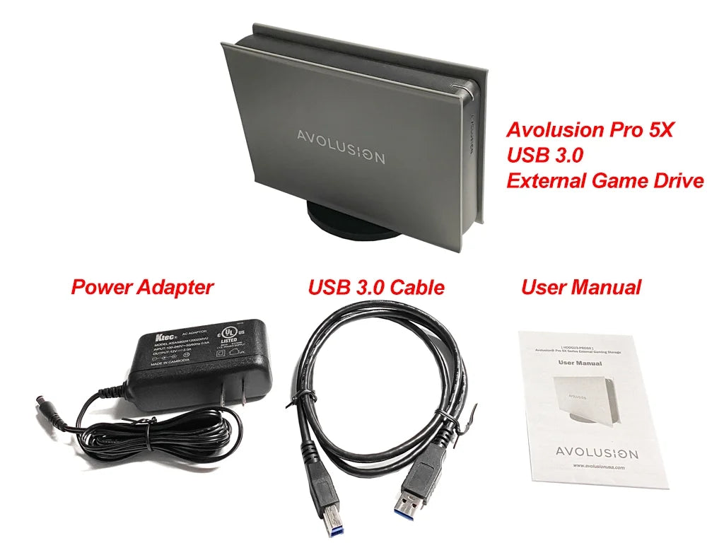 2TB USB 3.0 External Gaming Hard Drive (Grey) K6955