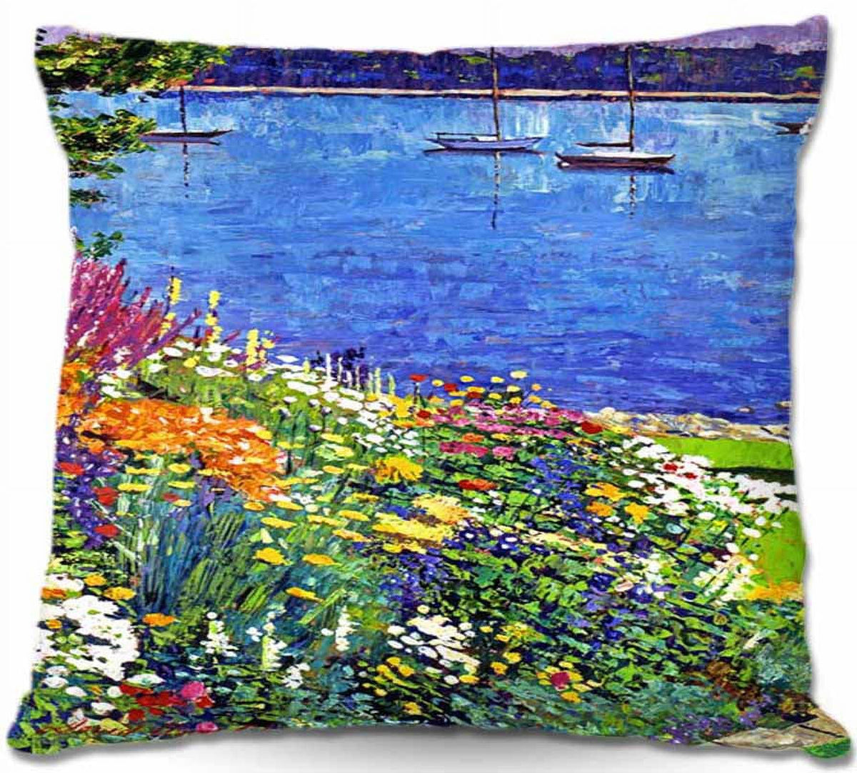 Sailboat Bay Garden Throw Pillows N528009