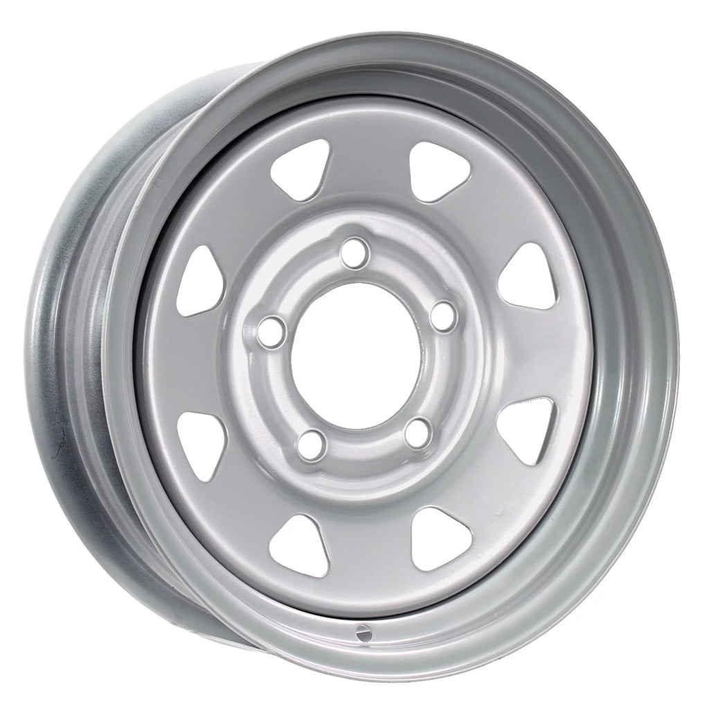 14X5.5 Silver Spoke Trailer Rim Wheel 2-Pack N328578