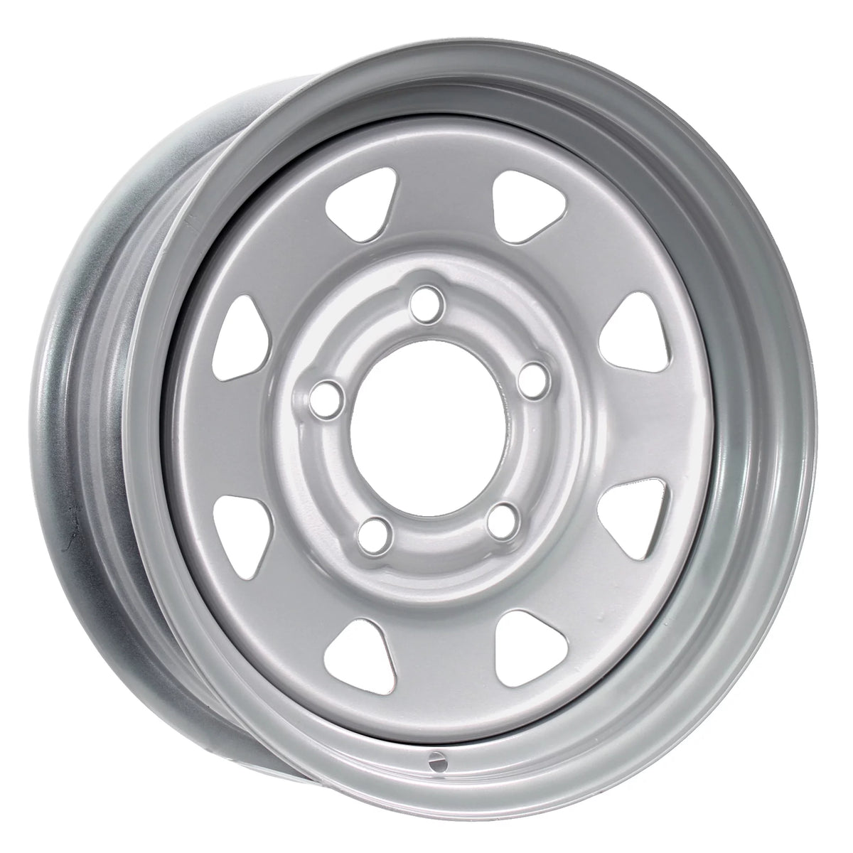 14X5.5 Silver Spoke Trailer Rim Wheel 2-Pack N328578