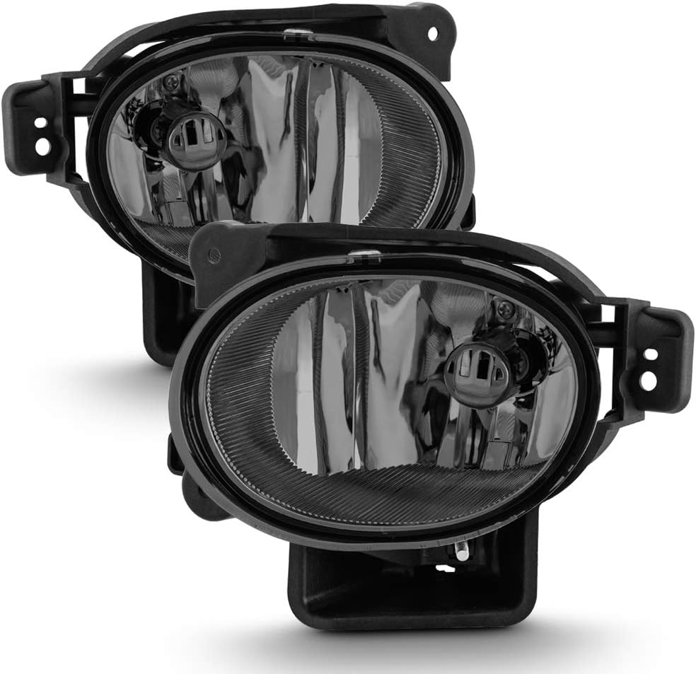 Smoked Lens Bumper Fog Lights Assembly P534