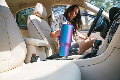 16 Oz Insulated Travel Tumbler with Straw I895463