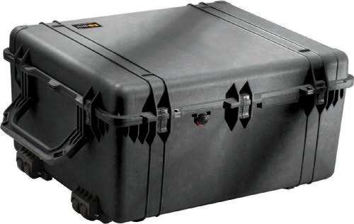Black Transport Case with Foam X508918