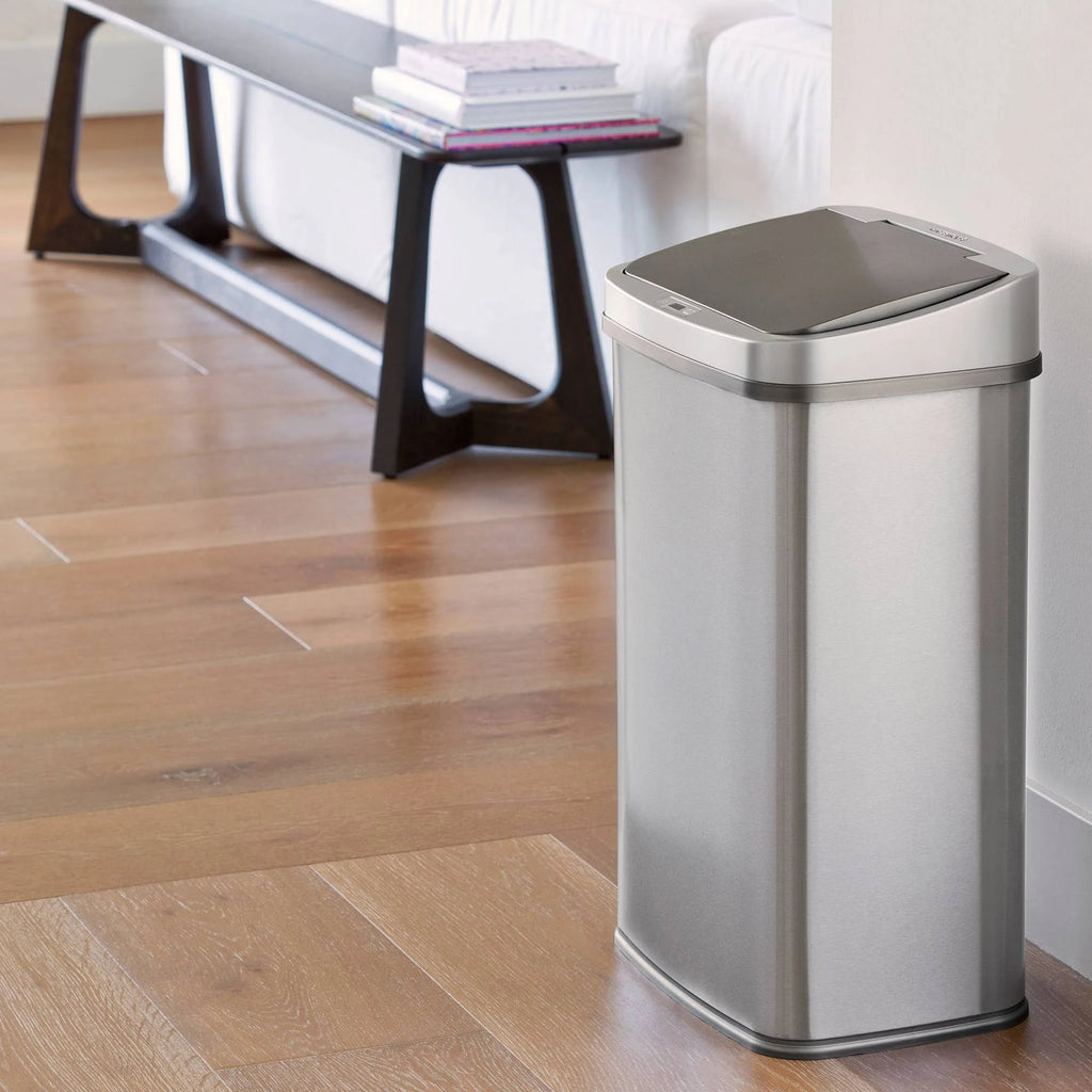 13.2 Gallon Stainless Steel Motion Sensor Trash Can P977443