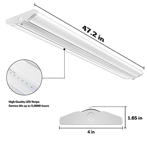 110W 8FT 12600LM 5000K 8 Foot LED Strip Light 4 Pack P75552