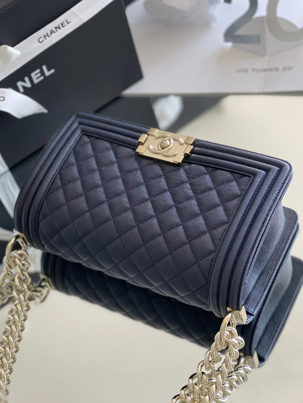 Medium Dark Blue Handbag L48907