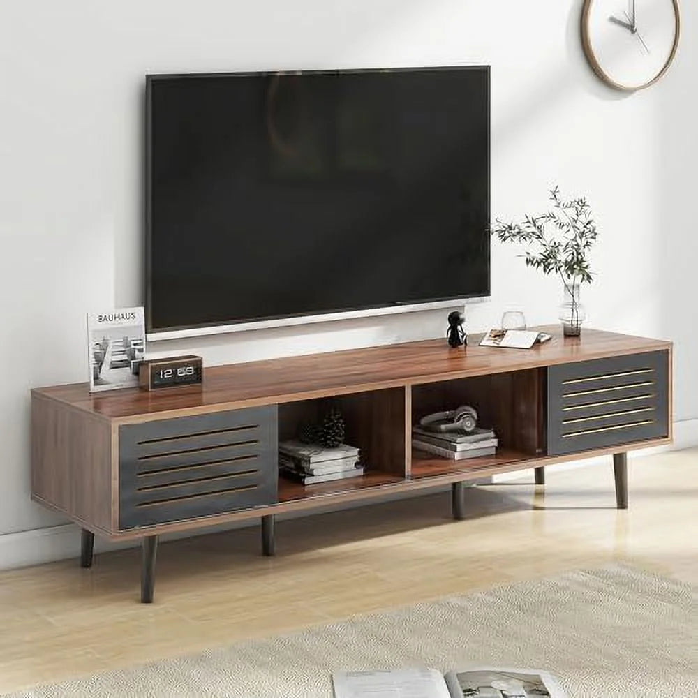 Mid Century Modern TV Stand for 55/60/65 inch TV with Cabinets V967