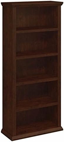 Antique Cherry 5-Shelf Bookcase T3200