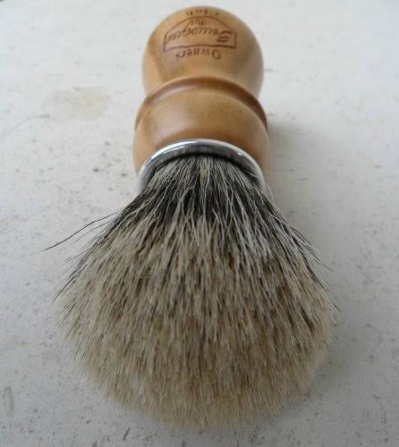 Cherry Wood Badger Shave Brush O378