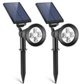 4 Pcs Solar Dusk To Dawn Outdoor Light H47246
